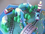 thomas the tank engine train birthday cake